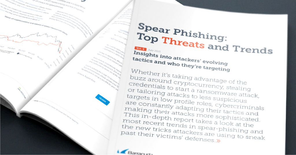 Spear phishing report Barracuda