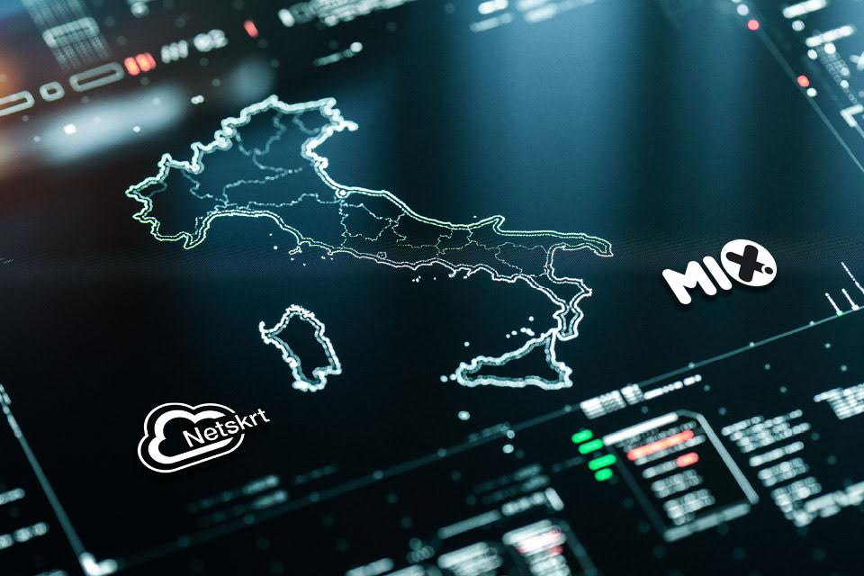 Netskrt e MIX rafforzano l’infrastruttura di streaming in Italia MIX-Netskrt