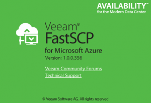 VeeamFastSCPforMicrosoftAzure VeeamFastSCPforMicrosoftAzure