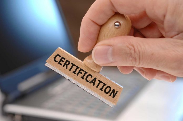 certification certification