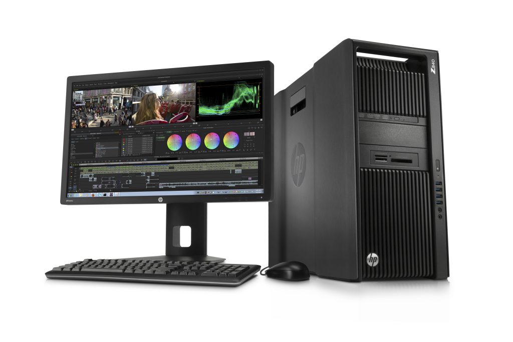 HP Z840 Workstation with HP Z27i 27-inch IPS Display high