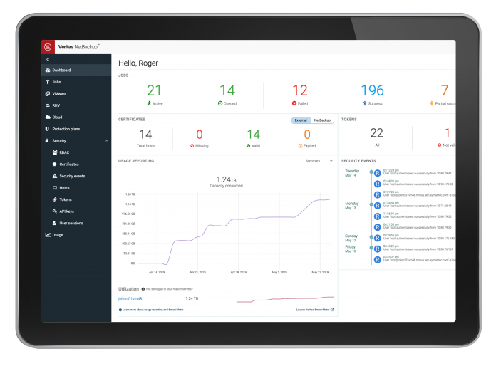 NBU 8.2_UI_Dashboard