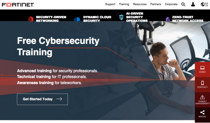 free-cybersecurity-training-Fortinet