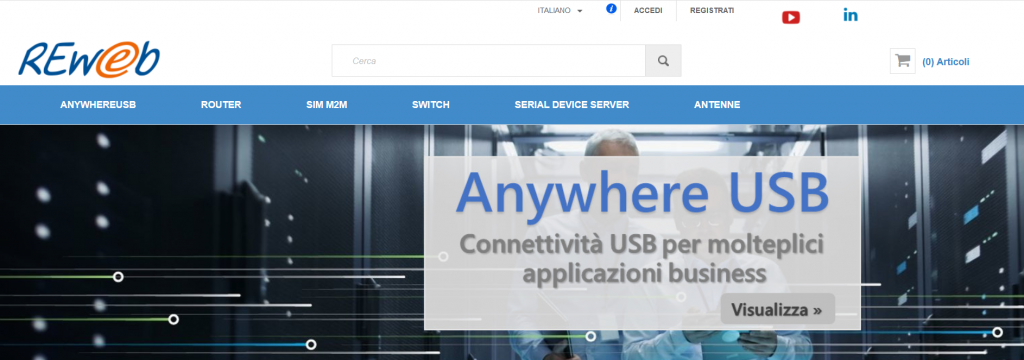 e-commerce di Reweb