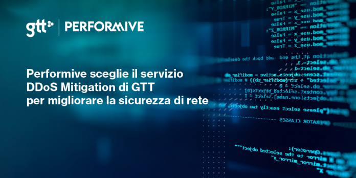 Performive sceglie DDos Mitigation di GTT