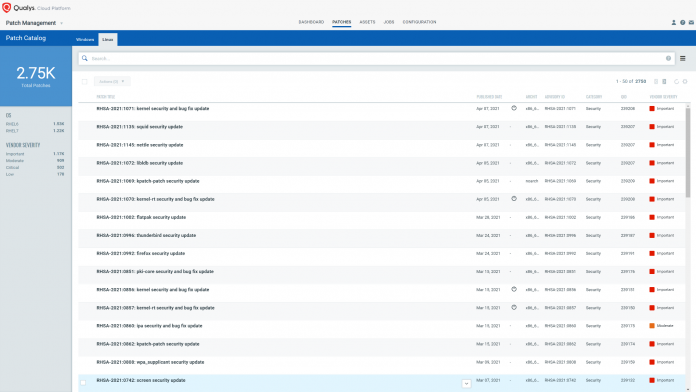 Qualys VDMR_Patch Linus Qualys VDMR_Patch Linus