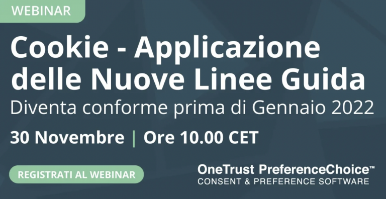 Cookies Le Linee Guida Del Garante Scopri Il Webinar Gratuito LineaEDP