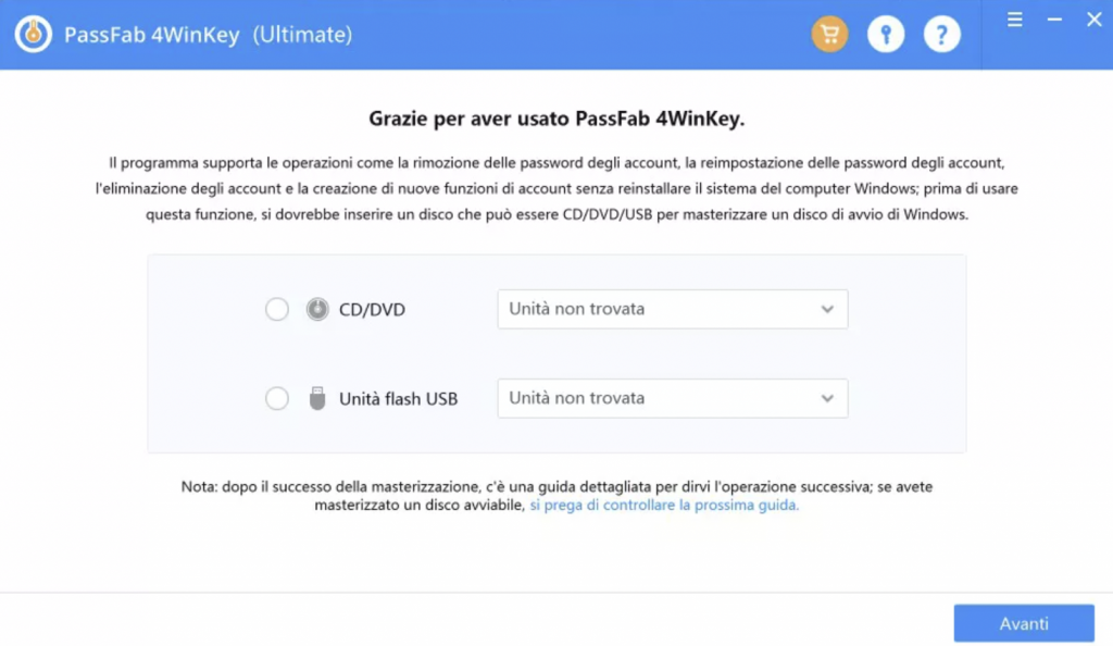 Password pc dimenticata su Windows 7? C’è PassFab 4WinKey