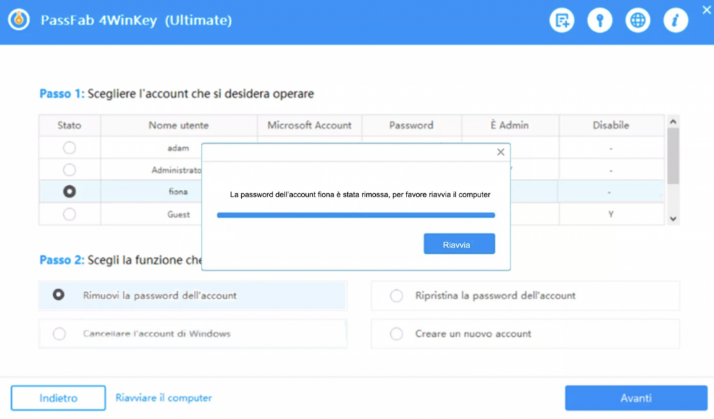 Password pc dimenticata su Windows 7? C’è PassFab 4WinKey