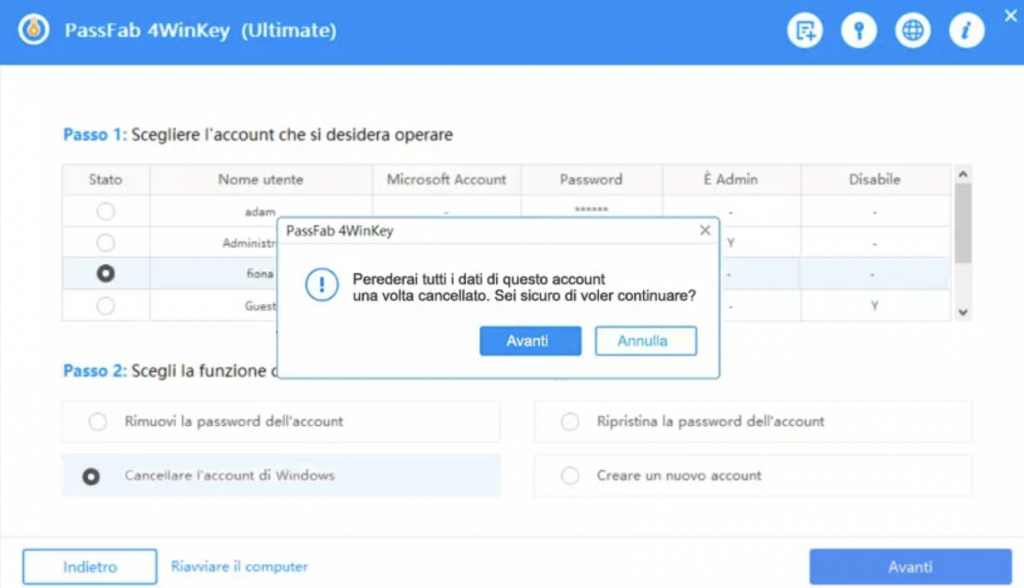 Password pc dimenticata su Windows 7? C’è PassFab 4WinKey