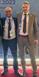Da sinistra Francesco Addesi Country Manager Italia Sangfor Technologies - Franco Pellegrini Resp Reparto Tecnico DSC