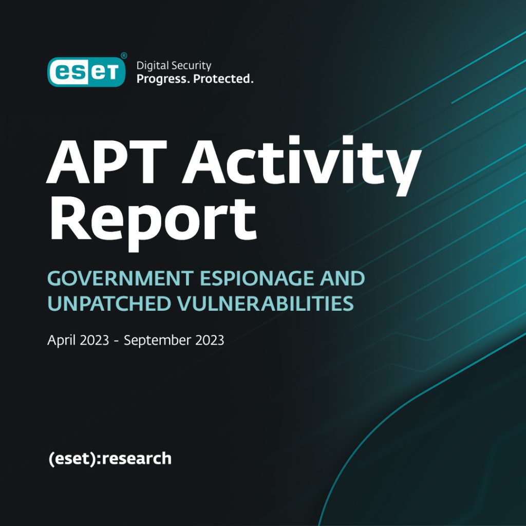 ESET APT Activity Report 2023