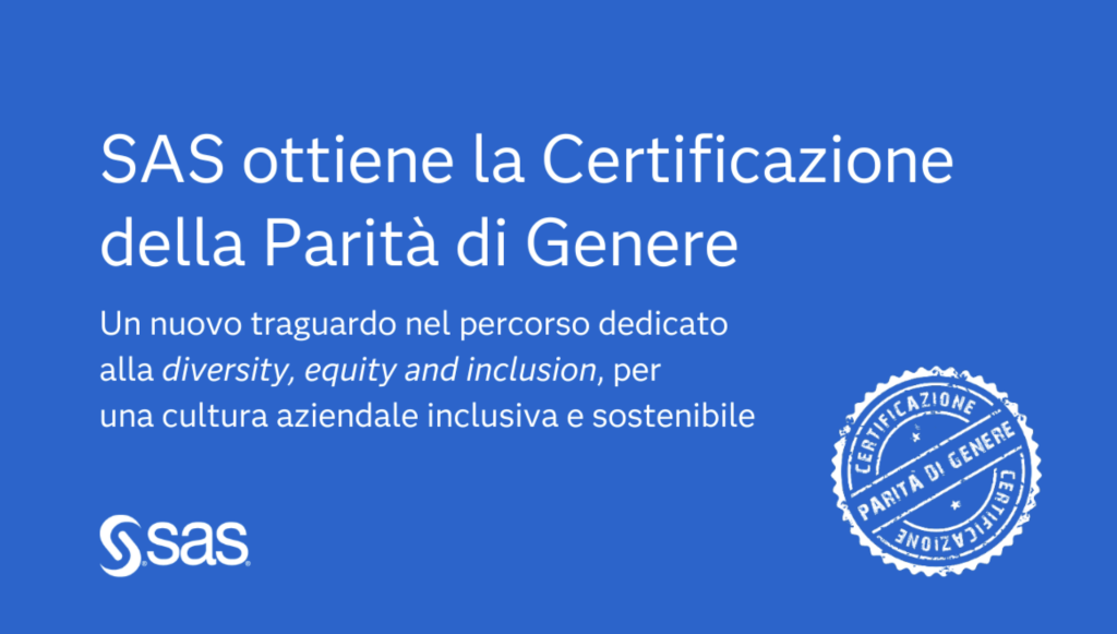 SAS-Certificazione della Parità di Genere