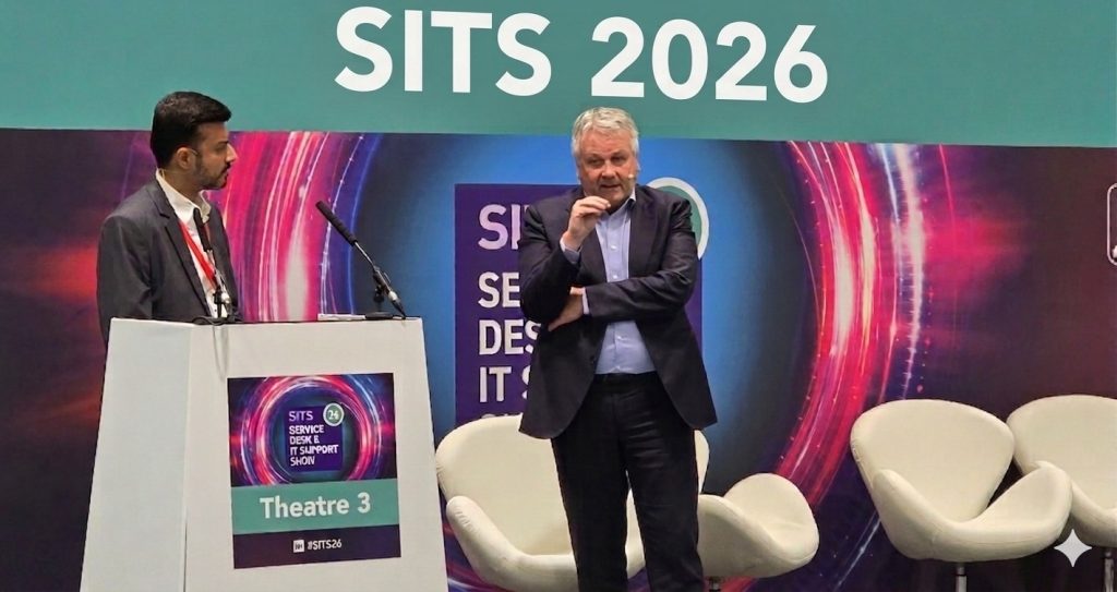 Innovaway al SITS di Londra: Intelligent Automation e il futuro del service delivery Innovaway-AntonioBurinato-SITS 2026