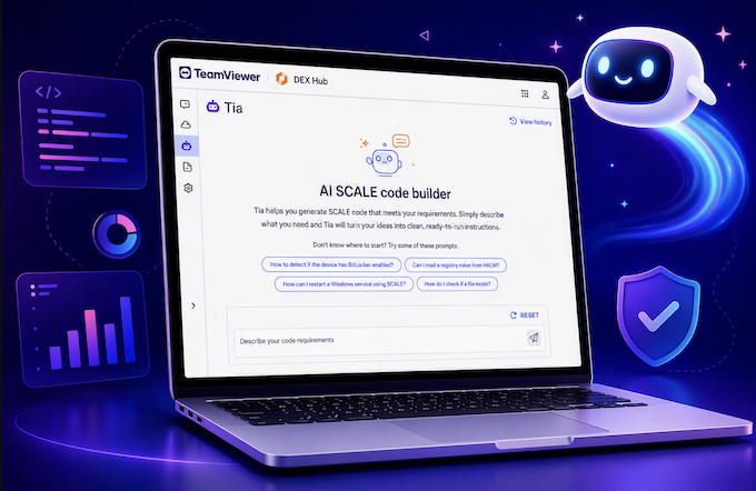Tia Scripting: TeamViewer semplifica l’automazione IT Tia Scripting